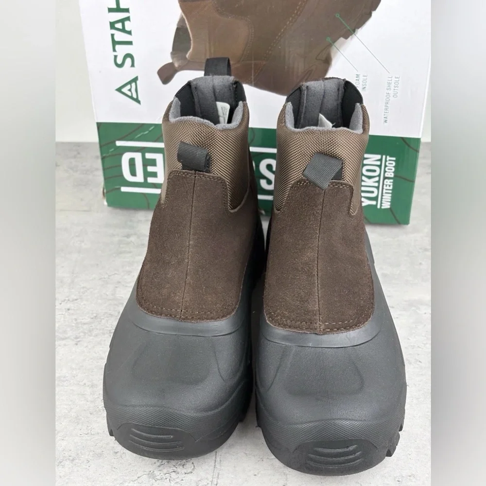 Staheekum Men's Yukon 3M Thinsulate Winter Snow Boots Size 11 Brown New In Box‎